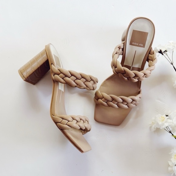 Dolce Vita Paily Braided Sandal Cafe Neutral - Picture 12 of 16
